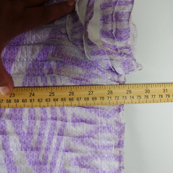 Alfred Dunner Womens Size 3X Top Blouse Ruffled Layers Floral Multicolor - Picture 6 of 9